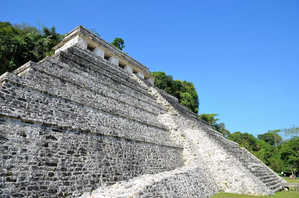 Palenque Antigos templos maias — Fotografia de Stock