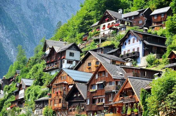 Hallstatt Rakousko vesnice — Stock fotografie