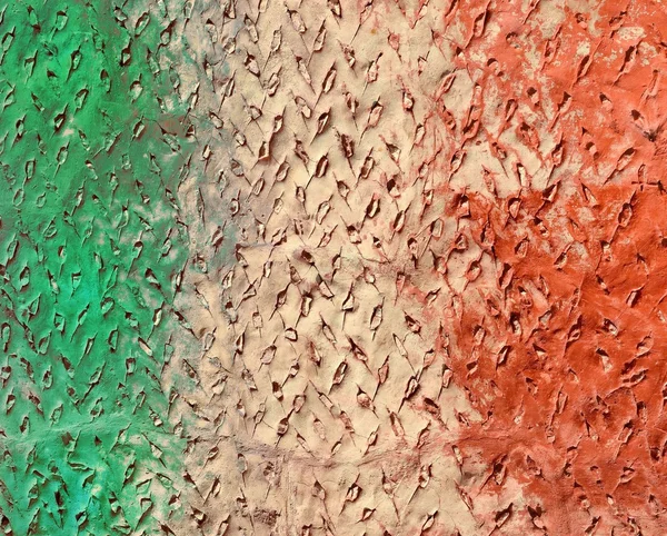 Parede mexicana como bandeira — Fotografia de Stock