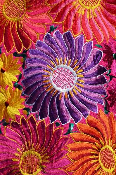 Traditional handmade mexican fabric — Stock Photo, Image