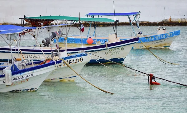 Cozumel - marz 6: utsikt över port på cozumel Mexiko. ön är belägen 10 miles öster om playa del carmen i viken — Stockfoto