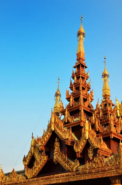 Shwedagon pagoda myascar — Foto Stock