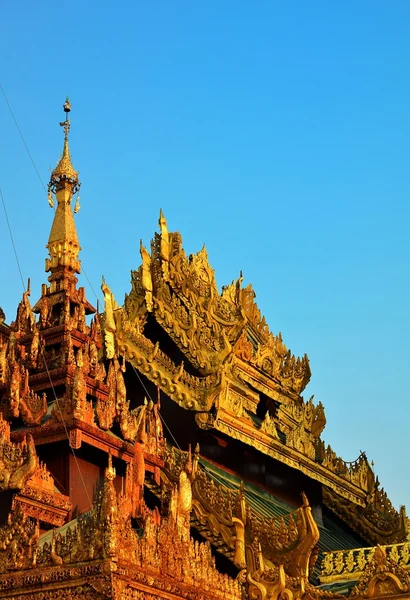 Shwedagon pagoda myascar — Foto Stock