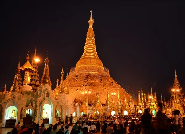 Shwedagon pagoda Myanmar — Stock Photo, Image