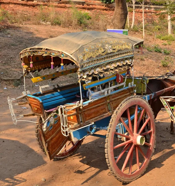 Carrello Taxi a Mandalay — Foto Stock