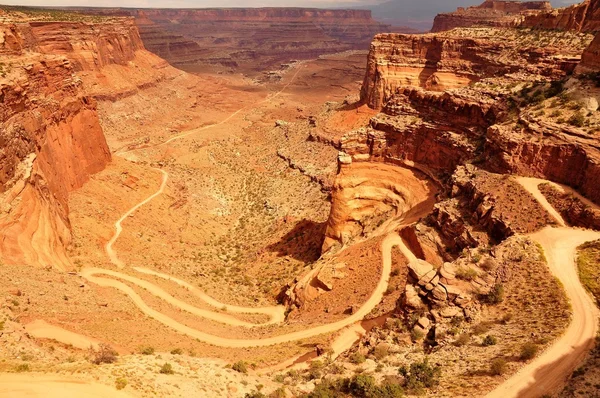 Θέα του εθνικού πάρκου Canyonlands — Φωτογραφία Αρχείου