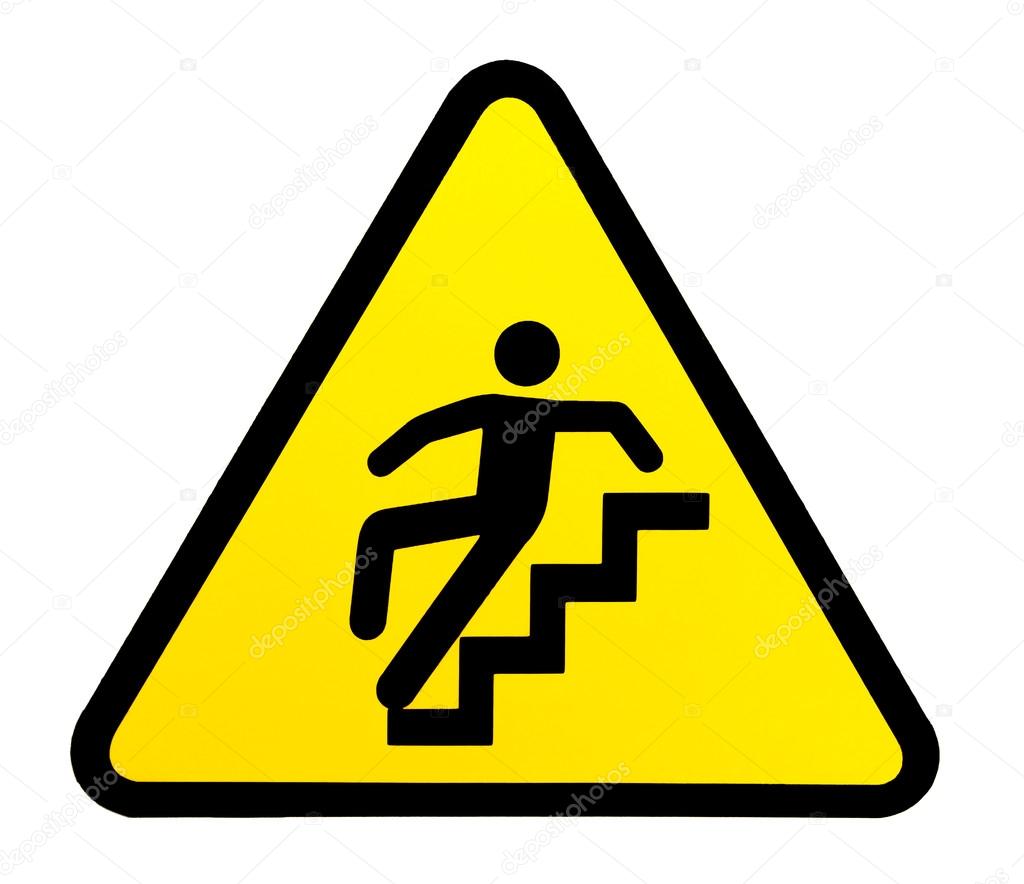Resultado de imagen de señal tráfico escalera