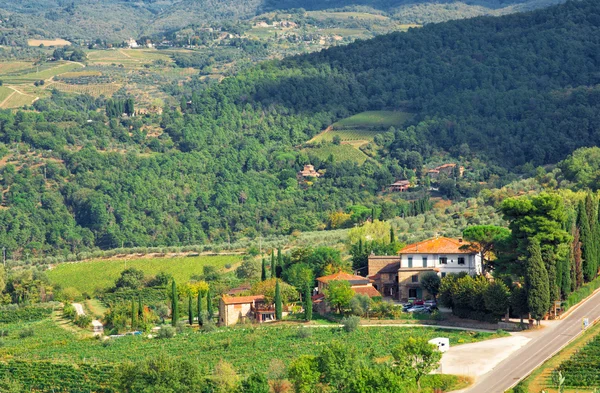 Landschap in Toscane — Stockfoto