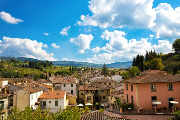 Greve i Chianti stadsbild Royaltyfria Stockfoton