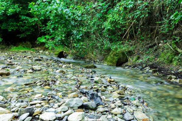 Fuente Río Montaña Las Montañas Del Cáucaso Norte — Foto de Stock