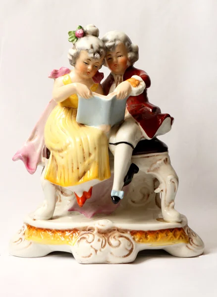 Porselen heykelcik erkek ve kız firma Grafenthal okuyun .