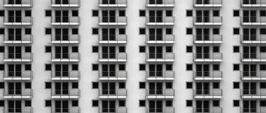 anonim bir şehir highrise dairelerde hayali 3d render