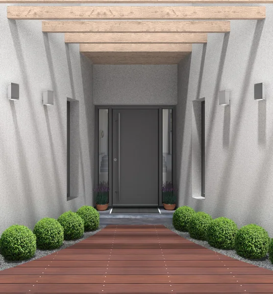 Modern home entry — Stock Photo, Image