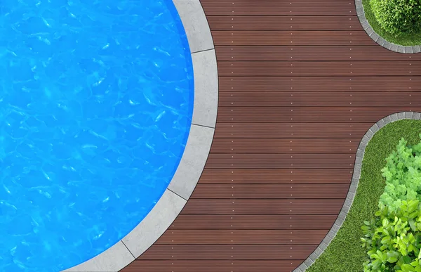 Pool from above — Stock Photo, Image