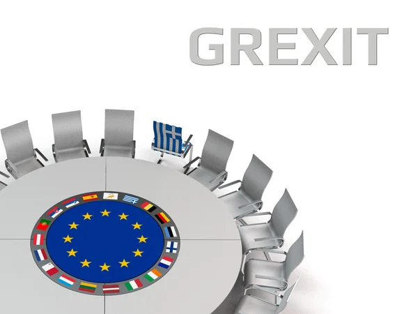 Grexit — Zdjęcie stockowe