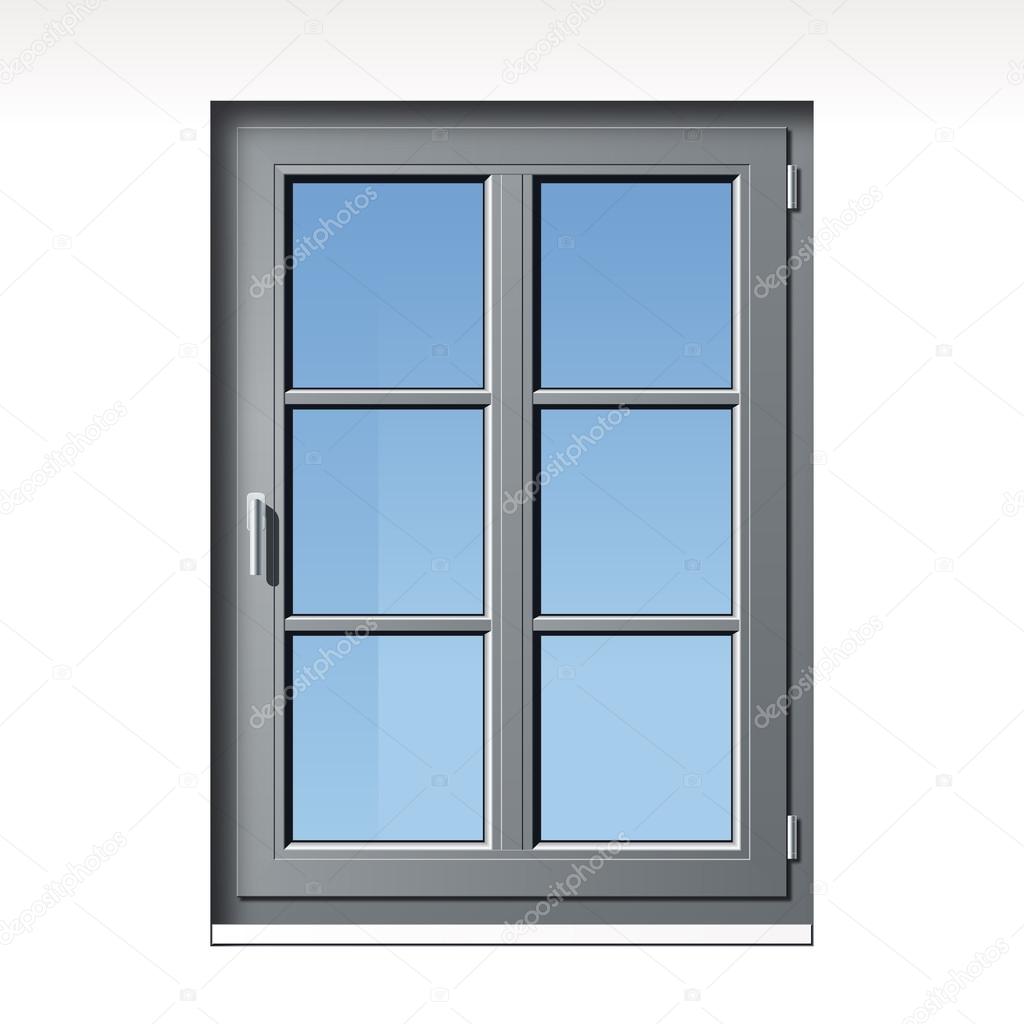 gray vector window