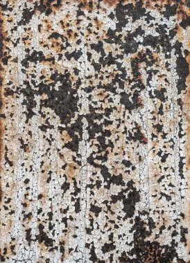 Metal plaka pullu eski boya