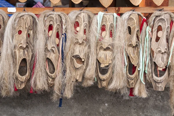 Romen traditonal maskeleri — Stok fotoğraf
