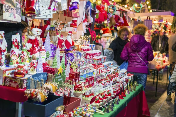 Karácsonyi vásár-Bukarest — Stock Fotó