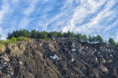 Doğal tuzlu hills adlı Buzau İlçesi Lopatari