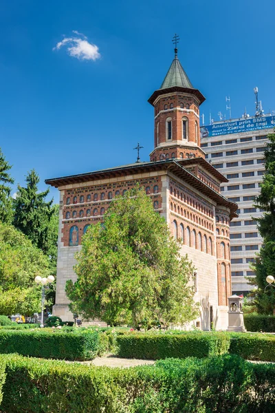 La iglesia principesca de San Nicolás la iglesia más antigua de Iasi —  Fotos de Stock