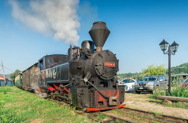 Mocanita the touristic train in Maramures — Stock Photo, Image