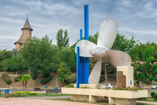 Propeller monument in Galati, Romania — Stock Photo, Image
