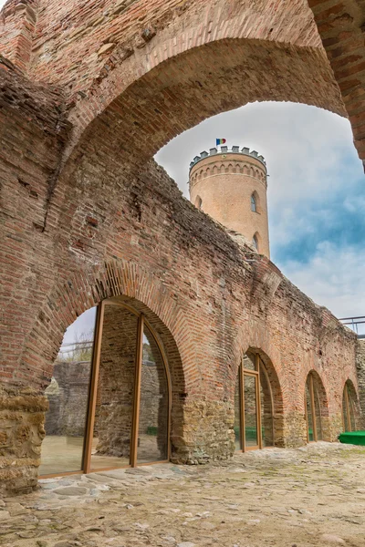 Chindia Kulesi, soylu sarayda Targoviste, Romanya — Stok fotoğraf