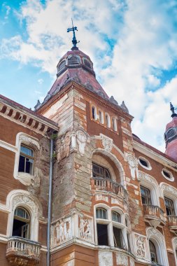 Spa town Baile Herculane, çürüme Romanya'da