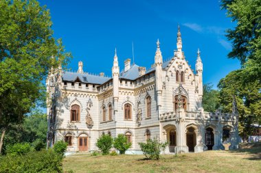 Miclauseni Castle in Romania clipart