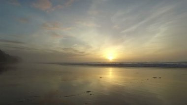 Praia Vale Figueiras Portekiz, güzel gün batımı