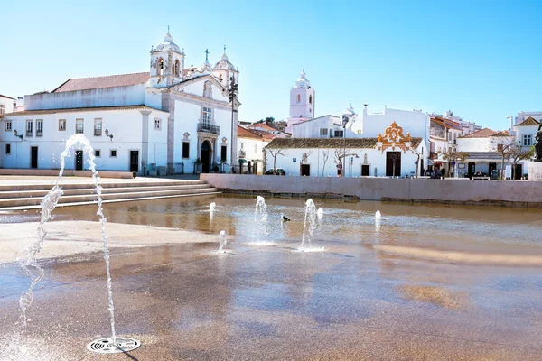 S. Maria'nın kilise, Lagos, Algarve Portekiz — Stok fotoğraf