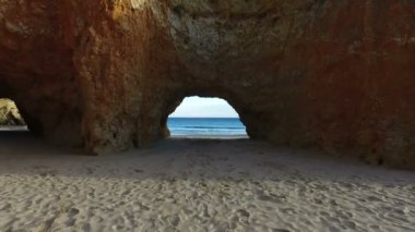 Praia Tres Irmaos Alvor Portekiz doğal taş