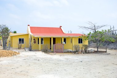 Aruba Island Karayipler eski geleneksel arubean evin