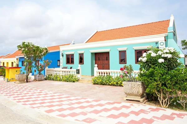 Traditional arubean house on Aruba island in the Caribbean — Stock Photo, Image