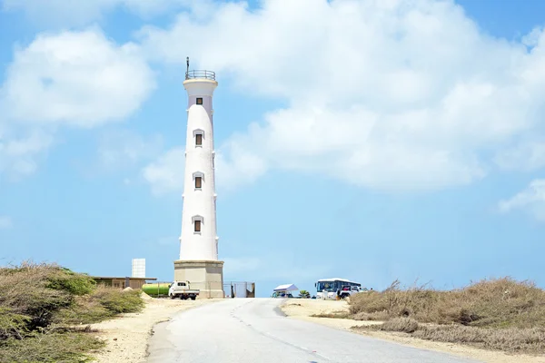 California Lighthouse op Aruba eiland in het Caribisch gebied — Stockfoto