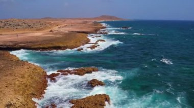 Aruba Island Karayipler doğu sahilinden gelen hava