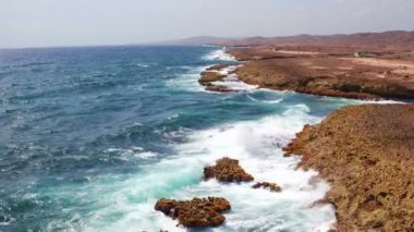 Aruba Island Karayipler doğu sahilinden gelen hava