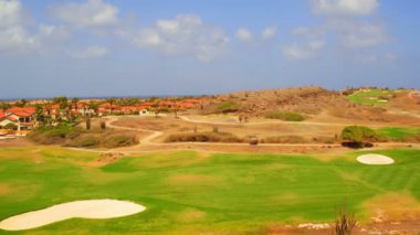 Aruba Island Karayipler golf sahasında gelen hava