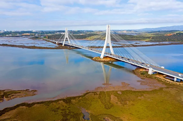 Aerial Bridge Portimao Algarve Portugal — Stock Photo, Image