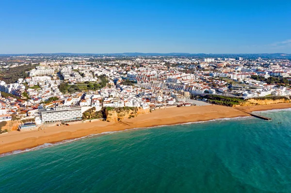 Letecký Dopravce Albufeiry Algarve Portugal — Stock fotografie