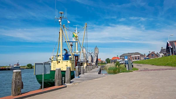 Traditionelle Fischerboote Hafen Von Workum Den Niederlanden — Stockfoto