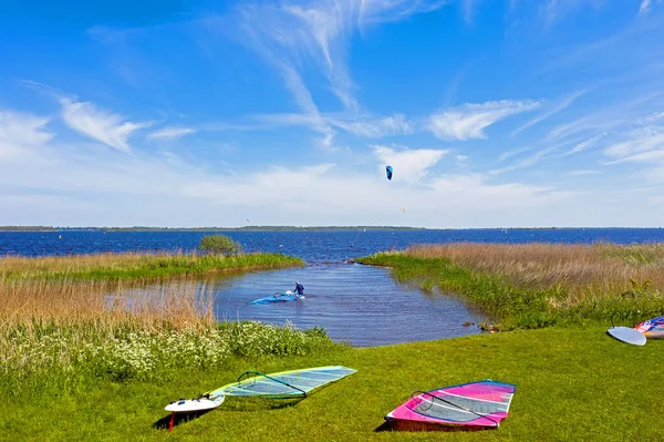 Esportes Aquáticos Lauwersmeer Nos Países Baixos — Fotografia de Stock