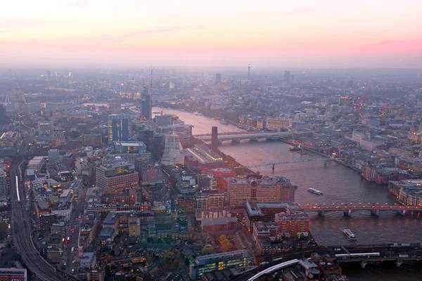 Londra çatı görünümü panorama — Stok fotoğraf