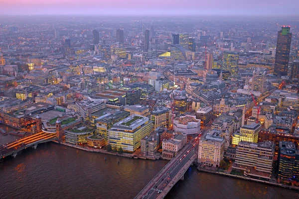 Londra çatı görünümü panorama — Stok fotoğraf