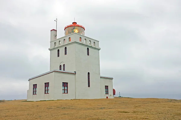Leuchtturm auf Island — Stockfoto