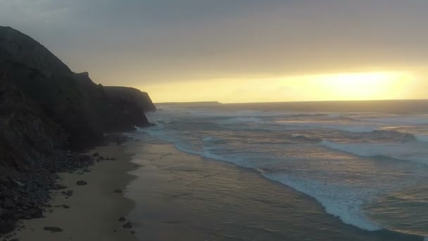 Sonnenuntergang in Portugal — Stockvideo