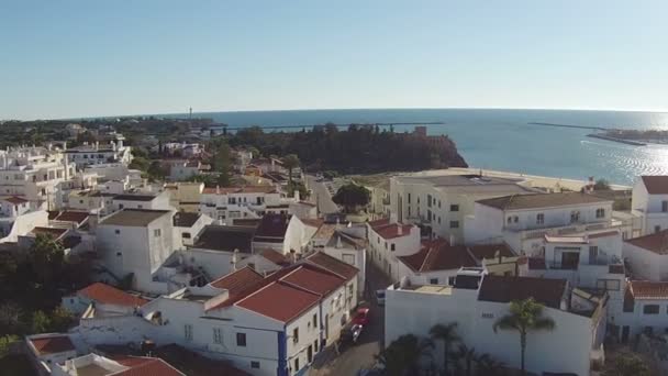 Vista de edificios desde la altura — Vídeo de stock