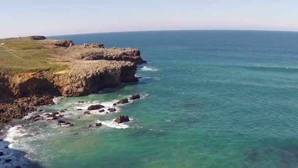 La costa occidentale dal Portogallo — Video Stock