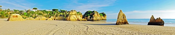 Praia Tres Irmaos v Portugalsku — Stock fotografie